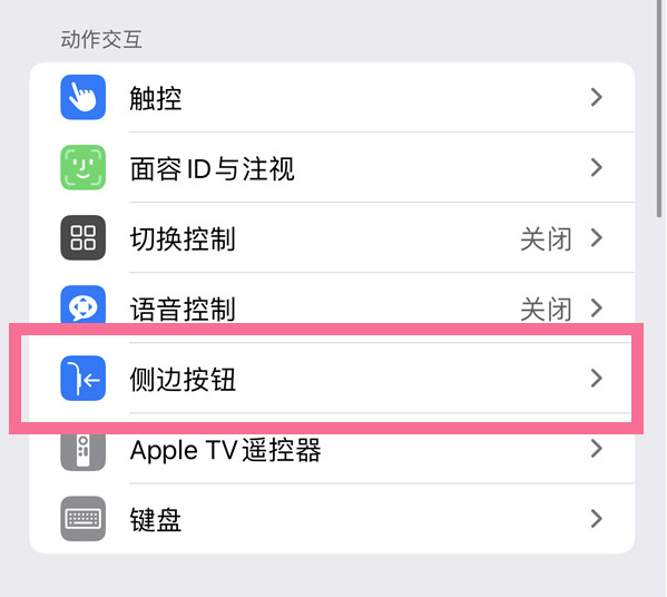 眉县苹果14维修店分享iPhone14 Plus侧键双击下载功能关闭方法 